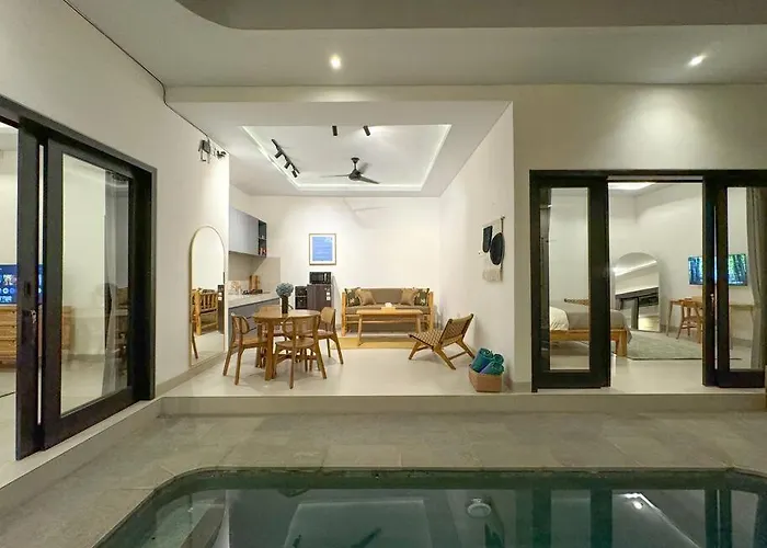 Stylish 2br With Private Pool & Fast Wifi In Center - Kuku ヴィラ